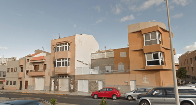 Imagen de las viviendas afectadas (Foto Google Maps)